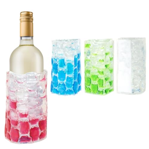 Maury's Refrigerante per Bottiglia Colorato per Mantenere le Tue Bevande Sempre Fresche Ideale per Feste Aperitivi e Cene all' Aperto Colori Assortiti