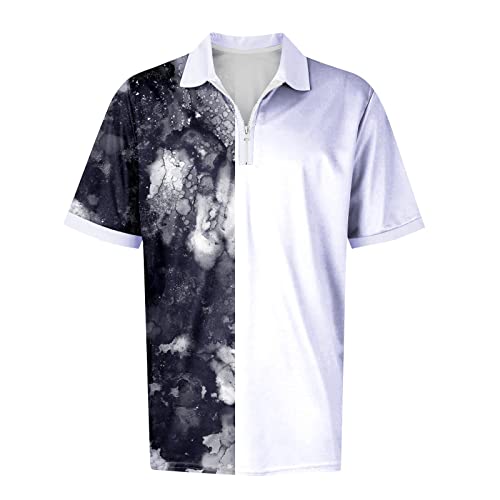 Golf Shirts Men Golf Shirts For Men Mens Polo Shirts Fun Golf Shirts For Men Mens Tshirt Mens Golf Shirt Mens T Shirts Short Sleeve, Mens Shirts Casual Stylish(2-White,Xx-Large) #TOP2