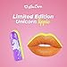 Lime Crime 10th Birthday Unicorn Lipstick, October - Long-Lasting Pumpkin Orange Creamy Matte Lippie - 0.12oz