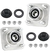 DIYOLFALL Golf Cart Front Wheel Hub Assembly for Yamaha G2/G8/G9/G14/G16/G19/G22/G29 Drive, Repla...