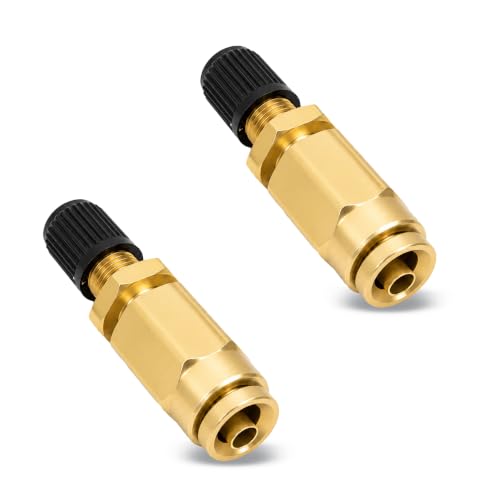 Image of Torque 2x Air Inflation Schrader Valve for 1 /4 inch OD Air Line Tubing with PTC