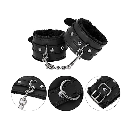 12 Piece BDSM Fetish Restraint Kit with Handcuffs and Ankle Cuffs - Image 4