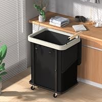 40 Gal Clothes Basket Organizer with Wheels and Handles