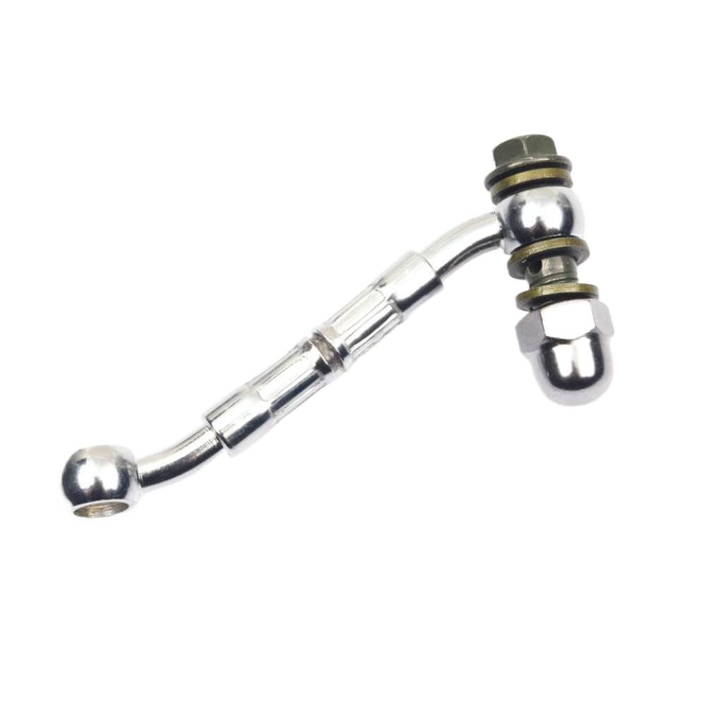 S2R Motorcycle Modified Hydraulic Brake Hose Line Prolong Connector 10mm Compatible Works with Universal Extend Fitting S2R