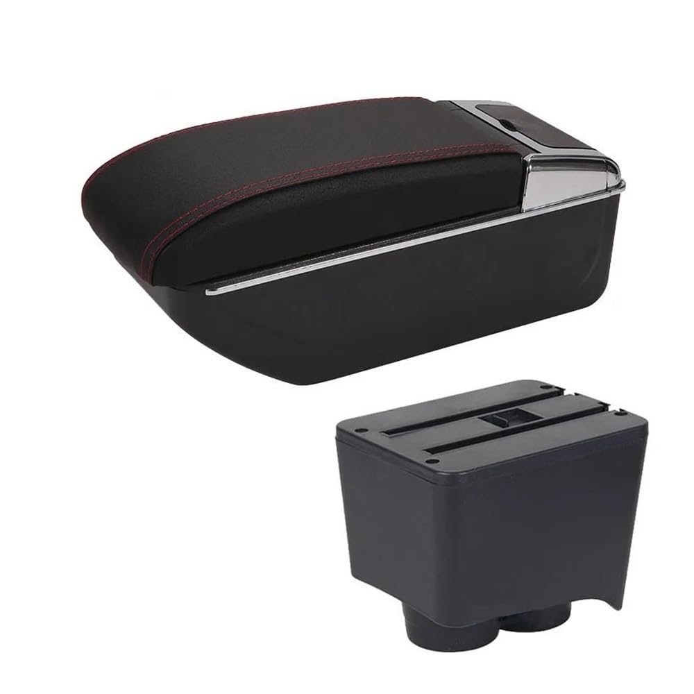 AIERDEYP Car Armrest Box For VW For Polo 9N 3 2002-2009