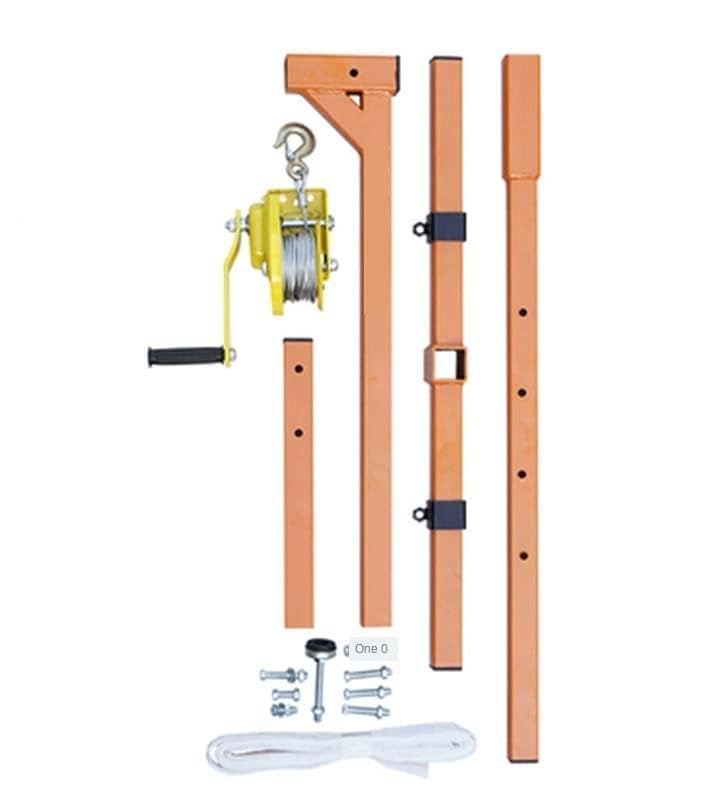 Corde de 15 m et treuil manuel autobloquant pour outil d'installation de climatiseur sans effort
