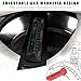 KVAEY Adjustable Magnetic Gauge Tool, Camber Caster Strut Wheel Hub Alignment Gauge Tool for Tire Repair, Universal Magnetic Gauge Wheel Alignment Tool for Most Car Truck RV (Black)