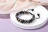 CrystalTears Mens Crystal Bracelet Tiger Eye Black Obsidian Hematite Healing Crystal Stone Bead Bracelet Triple Protection Anxiety Bracelets Valentines Gift for Him Men Boyfriend Husband Dad #4