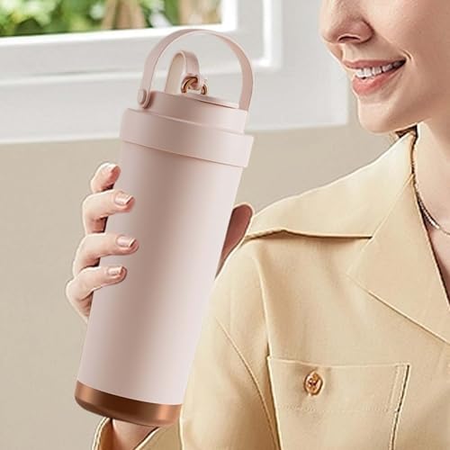 Botella de agua de 750 ml con accesorio para beber directamente 8