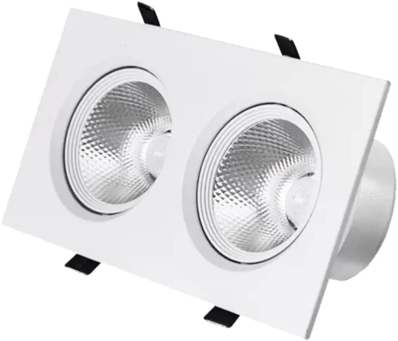 Spot encastré double tête orientable pour sublimer votre salon moderne