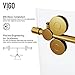 VIGO Elan 56 to 60 in. W x 74 in. H Frameless Sliding Shower Door in Matte Brushed Gold with 3/8 in. (10 mm) Clear Glass-VG6041MGCL6074