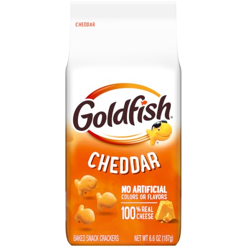 Goldfish Cheddar Baked Snack Crackers, 6.6 Oz...