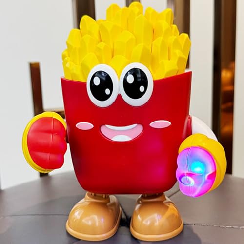 Générique Dancing Robot, Smart Toys, Electric Music Light Robot, French Fries Design Doll Kids Entertainment Toy, Indoor Play, Learning Fun, Interactive Child Toy, Home Activity Gadget – Image 5