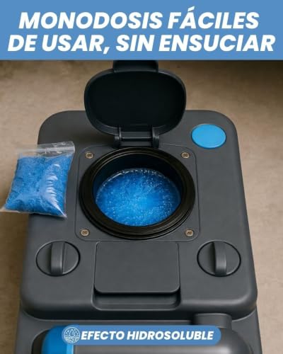Miniatura 4 de Ambiti Monodosis Hidrosolubles Para Depósito De Residuos De Autocaravanas,Caravanas Y Campers Antibacteriano Elimina Deshechos Orgánicos Y Papel Higiénico Fragancia Piña Colada 15