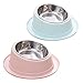 for Cat Dog Bowl Raised for Cat Food Water Bowl Pets Puppy Small Dogs 15° Tilted Raised Bowl Easier to Re