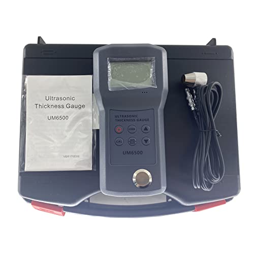 Medidor digital ultrasónico de espesor con pantalla LCD, rango de medición 1.0 a 245 mm / 0.05 a 8 pulgadas (en acero) miniatura 1