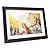 LuvLink Digital Photo Frame! Brown Smart Frameo WiFi Connected Photo Frame - 10 inch, 1280x800, 16 GB. Send Photos to Your Loved Ones from Anywhere!