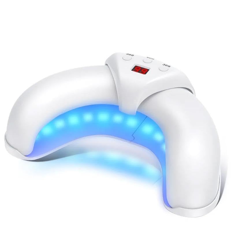 Genérico Dispositivo para El Tratamiento De Onicomicosis, Tecnología Láser De Baja Intensidad, Portátil Y Recargable, 7 Minutos De Tratamiento Al Día, Diseño No Invasivo (White（Standard)