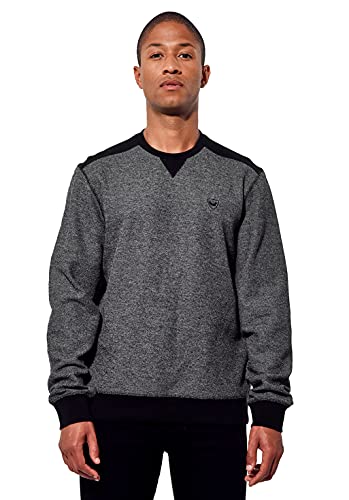 Kaporal - Sweat régular Noir Homme avec Logo brodé Poitrine - Aldo - S - Noir