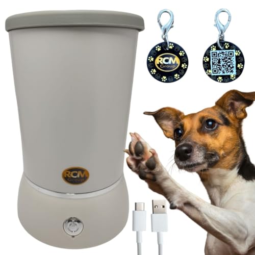 RCM Group® - Limpador Automático de Patas de Pet em Silicone Confortável Eficiente Facilita Limpeza
