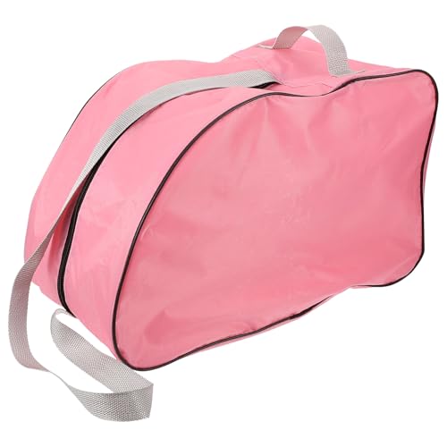 jojofuny Bolsa para Patines Ruedas y Cremallera, Contenedor para Zapatos de Patinaje de Línea, Diseño Resistente para Almacenamiento Seguro en Actividades de Patinaje