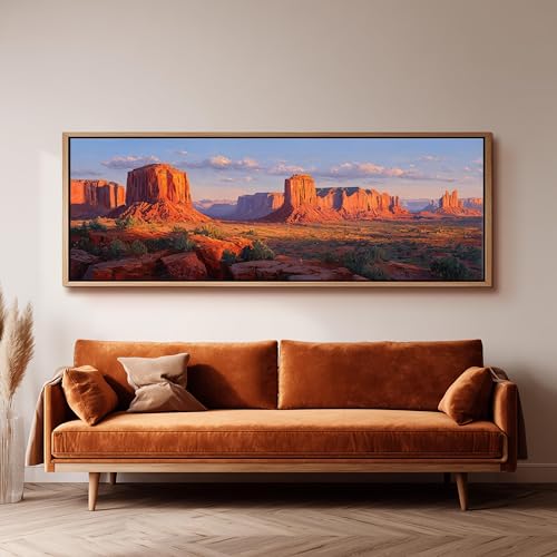 Impression sur toile Monument Valley pour décoration murale grand salon