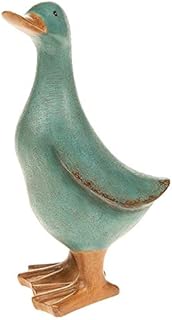 Davids Ducks Aqua Blue Duck Shabby Chic Collectable Ornament Figurine (Medium)