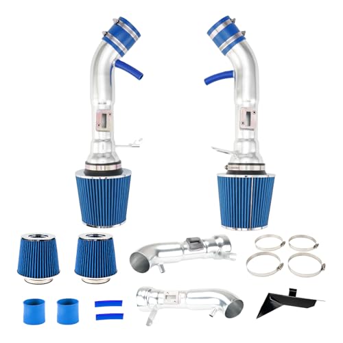 KAX 2.75 inch Cold Air Intake System Kit Replacement for INFINITI G37 2008-2013, Nissan 370Z 2009-2020, High Performance, BLUE by KAX - Image 2