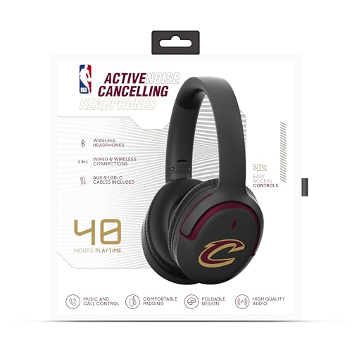 Image of SOAR NBA Active Noise Cancelling Over The Ear Headphones