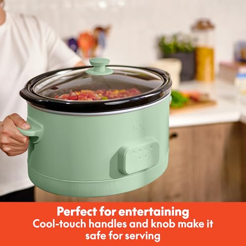Image of bella SAVOR 6qt Programmable Non-Toxic Slow Cooker, Seaglass