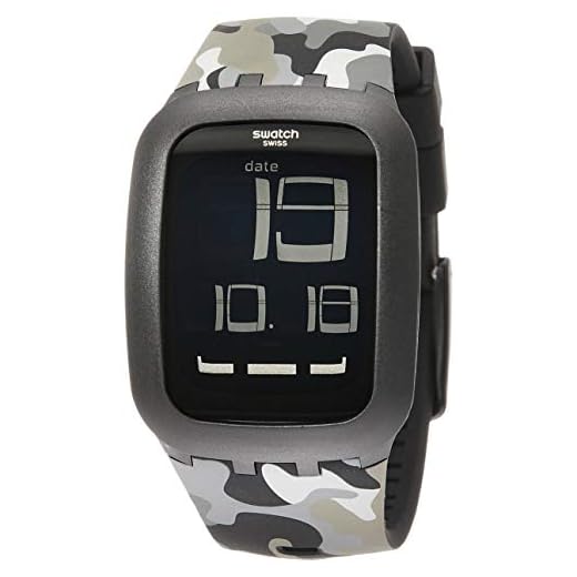 Swatch Men's Analogue Quartz Watch with Silicone Strap SURB119C, Bracelet