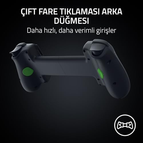 Razer Kishi V3 - iPhone ve Android akıllı telefonlar için tam boyutlu mobil kontrol cihazı - USB-C Tak ve Çalıştır - Kayma önleyici analog çubuklar - 12 düğme - Sensa HD Haptics - Siyah - Görsel 4