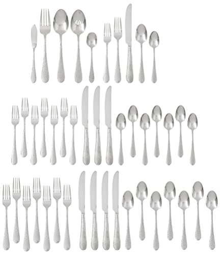 Oneida 45-Pc. Tibet Flatware Set, Stainless #TOP1