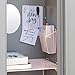 U Brands 4145U01-06 Locker Organizer and Decorating Kit, Back to School Essentials, Blush, 11-Piece, Includes Mirror, Shelf, Magnets, and Other Accessories
