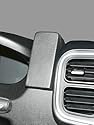 KUDA Handyhalterung passend für Fiat Ducato & Citroen Jumper & Peugeot Boxer ab 09/2006 & Opel Movano ab 2021 - Telefonkonsole für Smartphones, Handy, Navi und mehr - Kunstlederkonsole, schwarz,085185