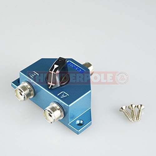 Thunderpole CX-201 Heavy Duty PL259 2-Way CB & Amateur Radio Antenna Switch