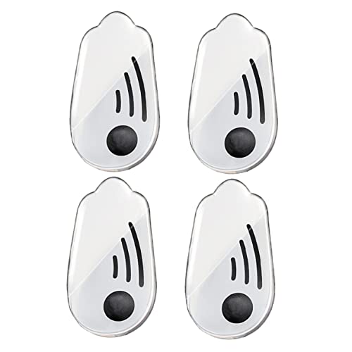 ERINGOGO 2 Pairs Heel Correction Insoles Gel Half Heel Pads for Unisex Support Supination Relief Non Slip Shoe Inserts Cushioning for Casual Shoes and Sneakers