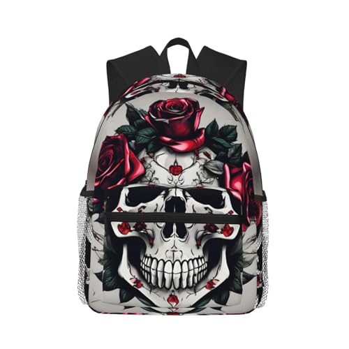 Sac à dos avec poches tête de mort grand confort pour ranger vos essentiels au quotidien