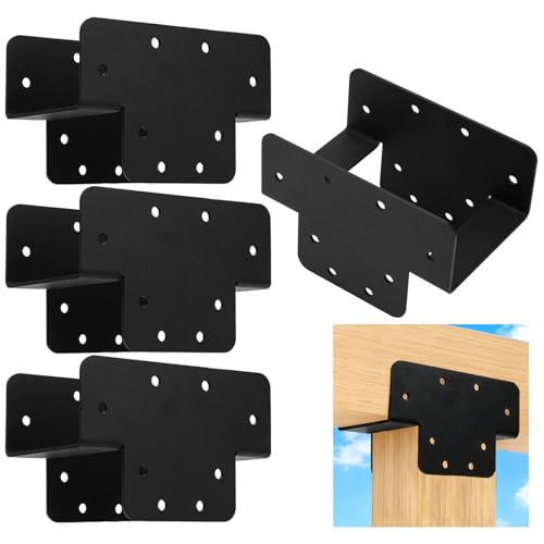 Wpbhk 4Pcs Pergola kit T Shaped 4x4 (Inner Size 3.5x3.5),