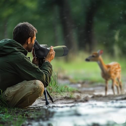 Gosky Spektiv Vogelbeobachtung 20-60 x 80 Porro Prism für sportschützen - wasserdichtes für das Schießen von Vogelbeobachtung Wildlife Scenery