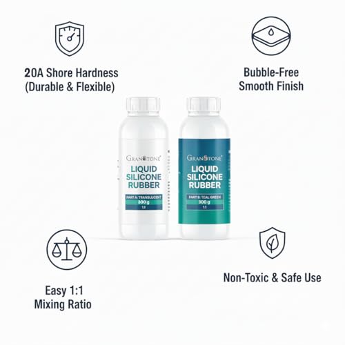 Image of GRANOTONE Liquid Silicone Rubber 1:1 Mould Making Kit 600g