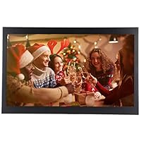 15,6-Zoll-Monitor, Metall-TFT-kapazitiver Mehrpunkt-Touchscreen 1920x1080 16:9 WLED-Monitor, Unterstützt VGA/HDMl/AV/BNC-Eingang, für PC/TV/CCTV/Kamera/Sicherheit/Computer /(EU)