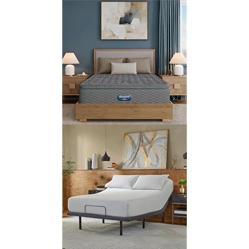 Image of Beautyrest Prime Dream Medium Twin XL Mattress Bundle, Adjustable Base
