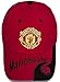 ZQfans World Football Club Embroidered Baseball Cap Soccer Team Logo Adjustable Cap for Soccer Fans (Manchester United-Red, One-Size)