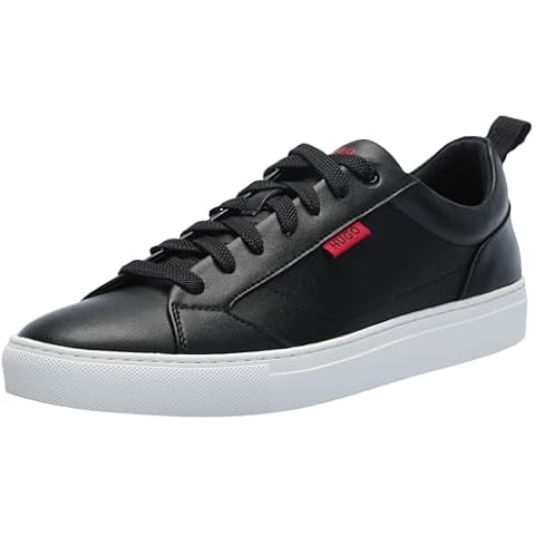 HUGO Essential Two Tone Suede Low Top Sneaker, Black Currant, 11 Cover