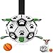 MYPIN Hundefußball mit Haltegriffen, interaktives Hundespielzeug für Tauziehen, Hundeschleppspielzeug, Hundewasserspielzeug, haltbare Hundebälle für kleine und mittlere Hunde