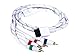 Monoprice 6-Feet Audio Video ED Component Cable for Wii and Wii U - White (105689)