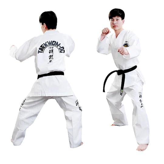 Dobok ITF Taekwondo Uniforme pour Étudiant Arts Martiaux