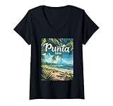 Photo Gallery donna spiaggia di punta cana vibes tropicali maglietta con collo a v Photo Gallery donna spiaggia di punta cana vibes tropicali maglietta con collo a v