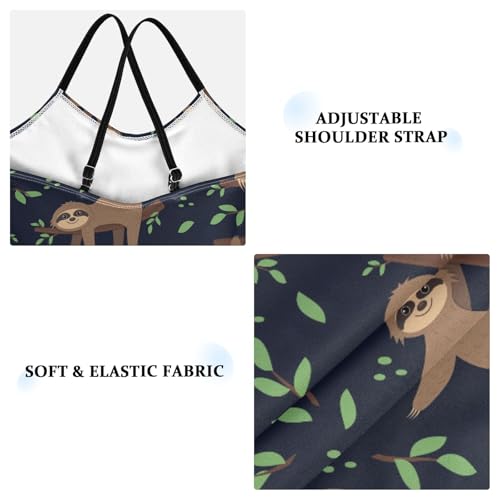 Girls Sloth Swimsuit One Piece Bathing Suit Kids Swimming Suits Beach Swimwear 3-10T3